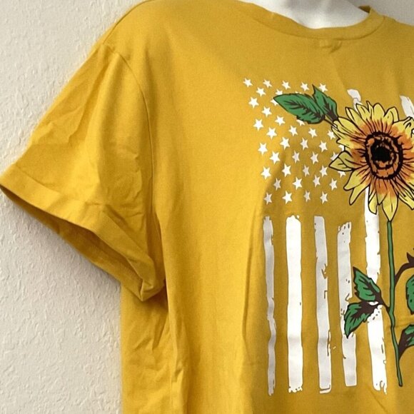 SUNFLOWER T- SHIRT SHORT SLEEVE YELLOW XL - Picture 6 of 11